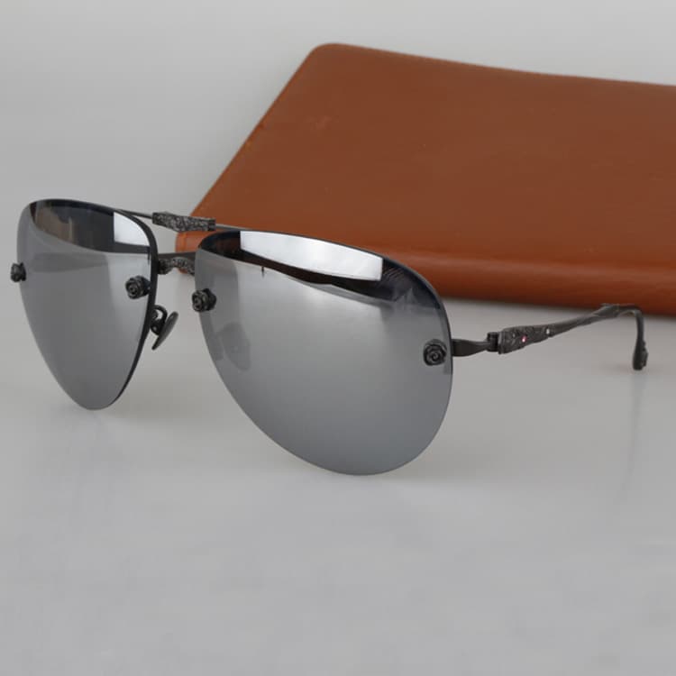 Titanium Oversized Summer Polarized Foldable Sunglasses